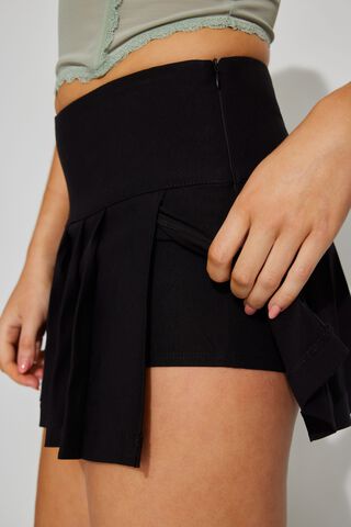 Garage, Skirts, Garage Black Mini Skirt With Attached Shortsskort 95  Cotton 5 Spandex S