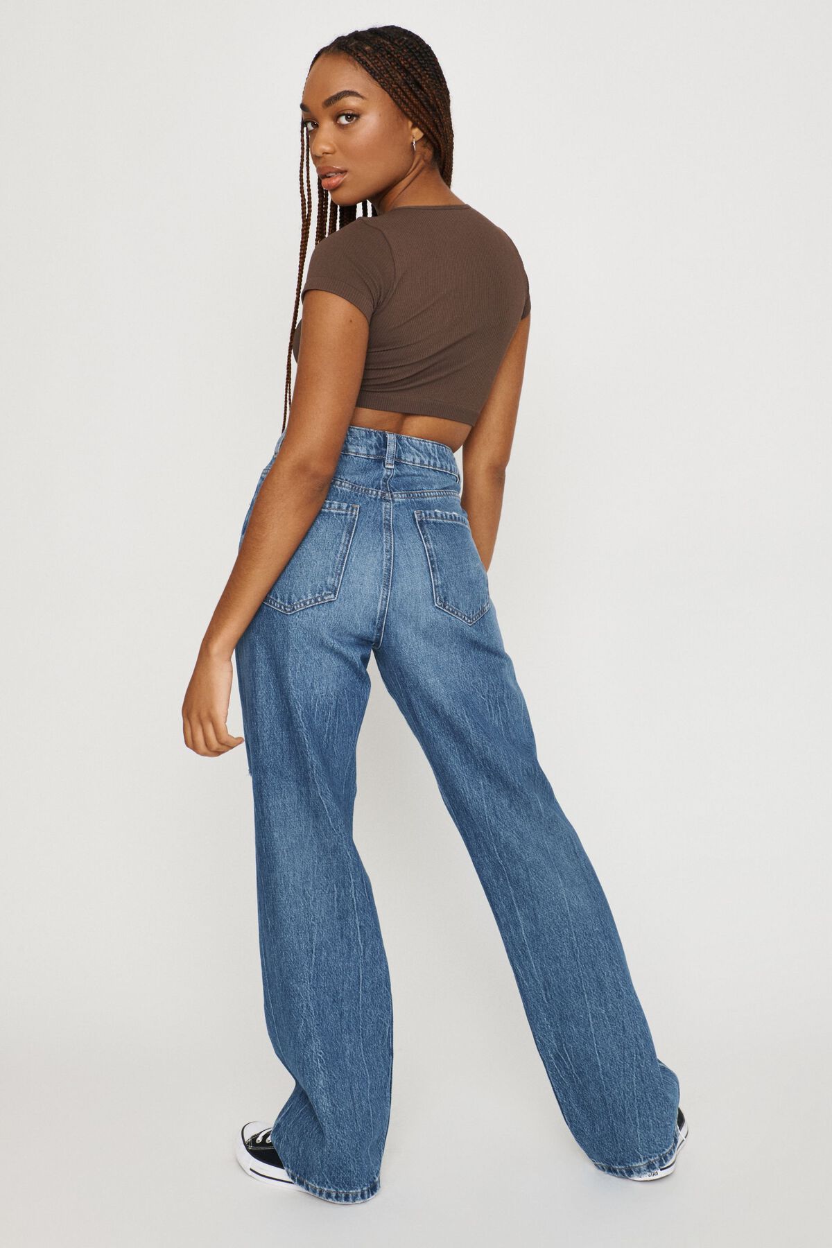 Garage '90s Straight Jeans - Frankie Blue. 3