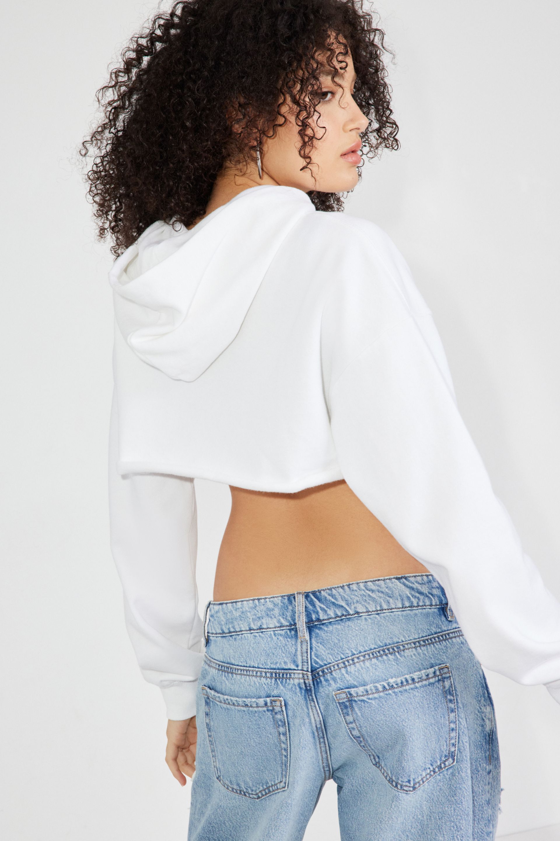 Super clearance crop hoodie