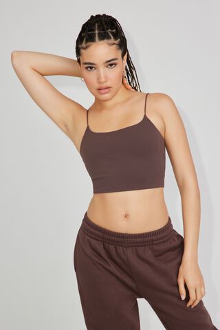 Coloured Seamless Ribbed Bungee Cami