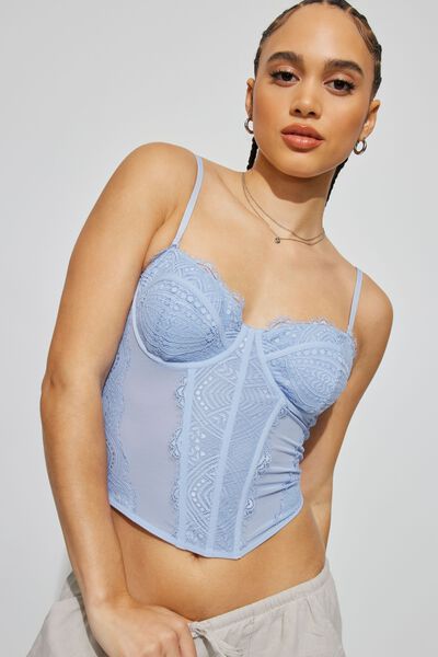 Bustier Lace Corset Top - newme