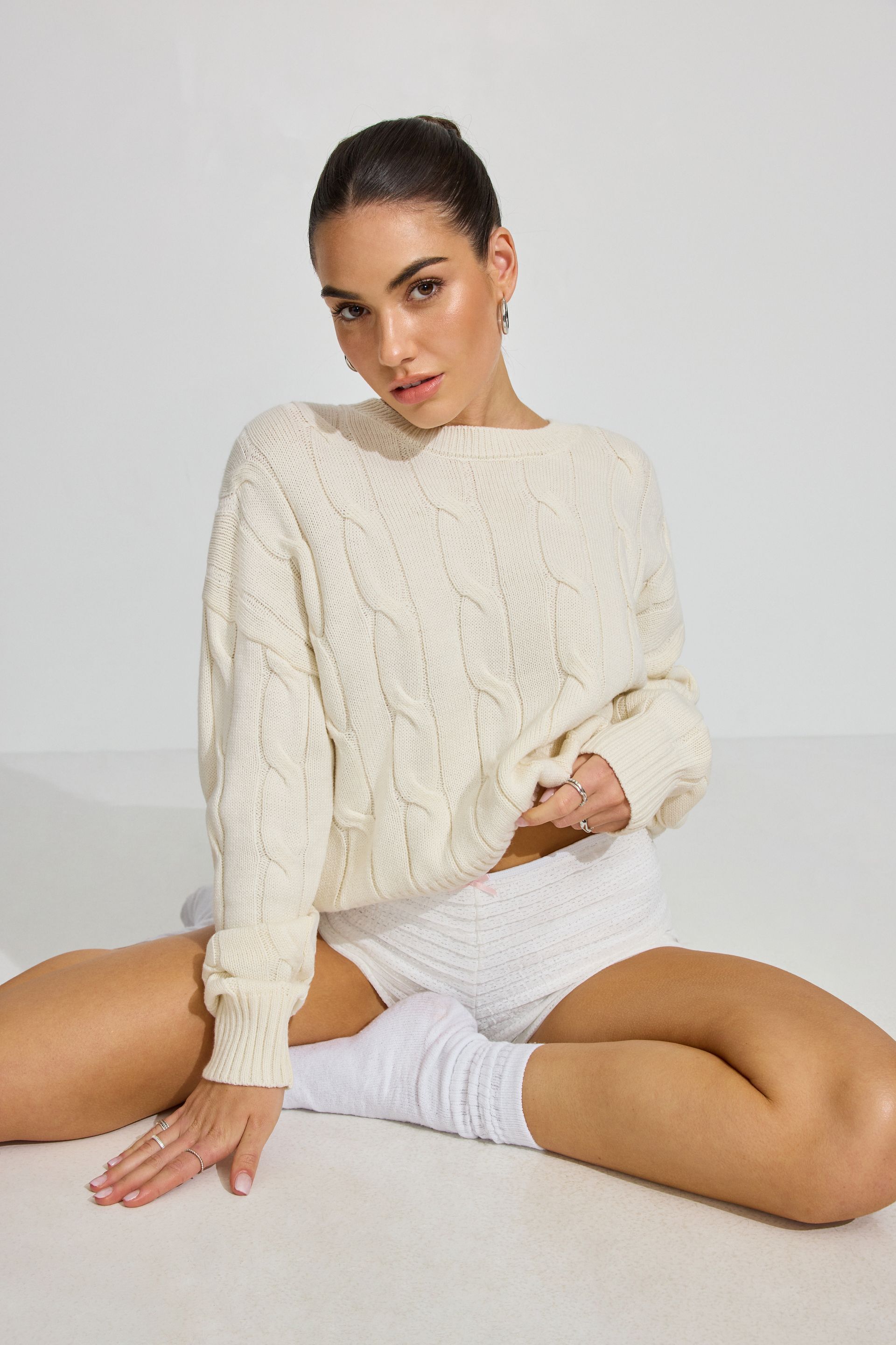 Oversized Cable Sweater