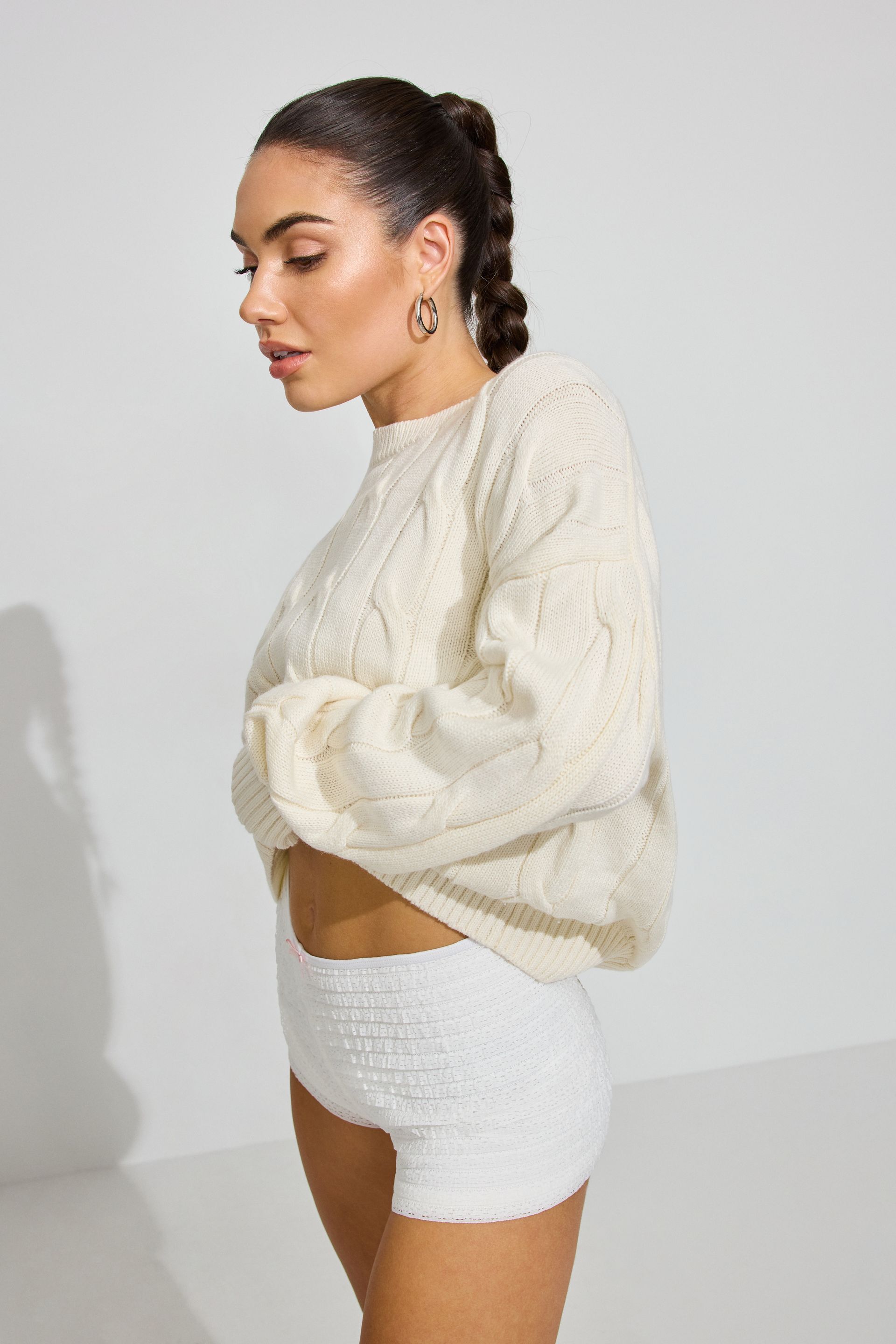 Oversized Cable Sweater