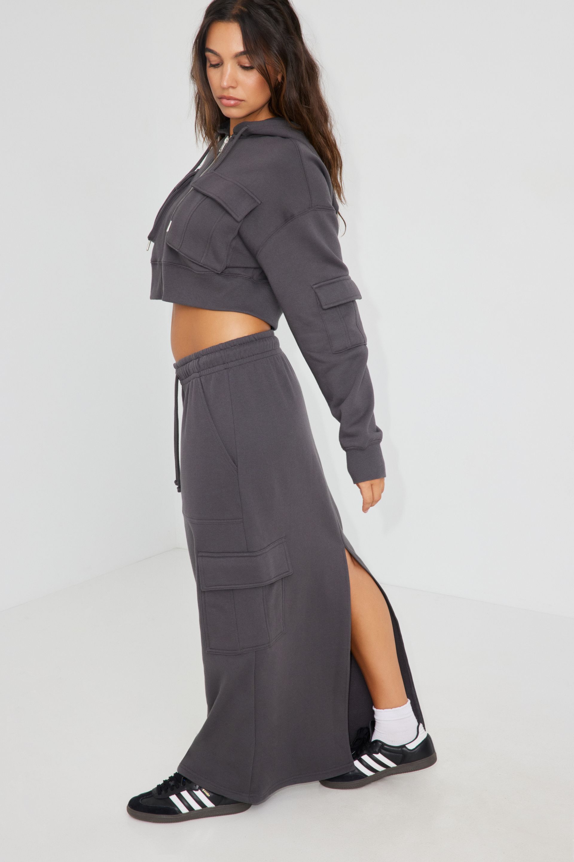 Utility Maxi Skirt Greys | Garage