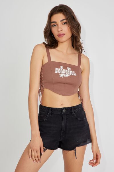 Just Be Cute Cropped Cami Tank Top  Ava Lane Boutique - Women's clothing  and accessories