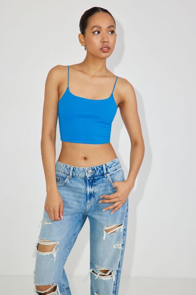 Blue Tube Top / Bandeau Top / Strapless Shirt / Sexy Summer Top / Blue Crop  Top / Yoga Shirt / Sexy Top / Blue Bandeau Top / Slim Fit Top -  Canada