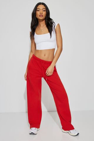 Missguided Wide Leg Fishnet Beach Trousers in White