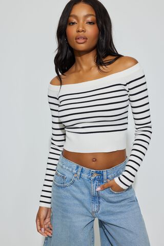 Hollister 2 pack long sleeve rib tops in white and bright pink
