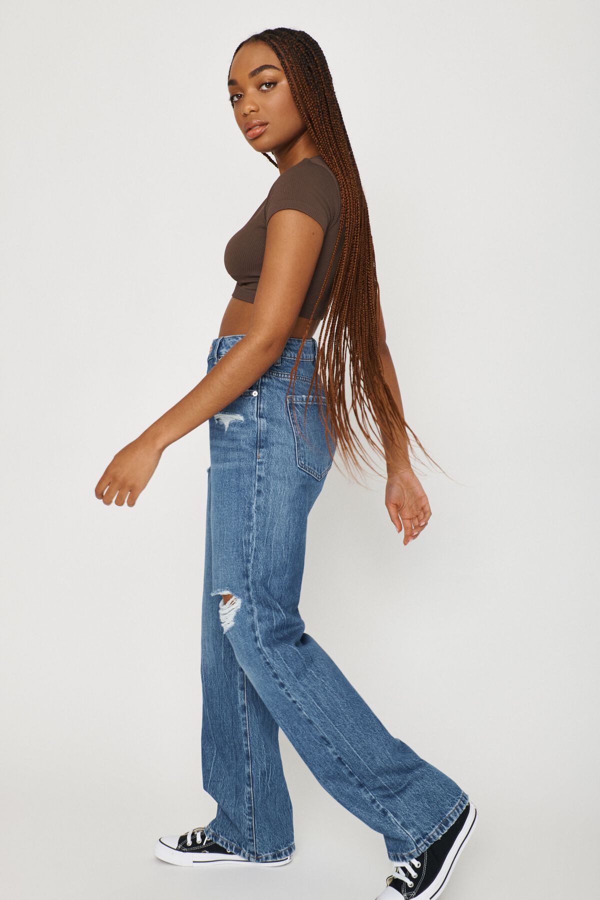 Garage '90s Straight Jeans - Frankie Blue. 2