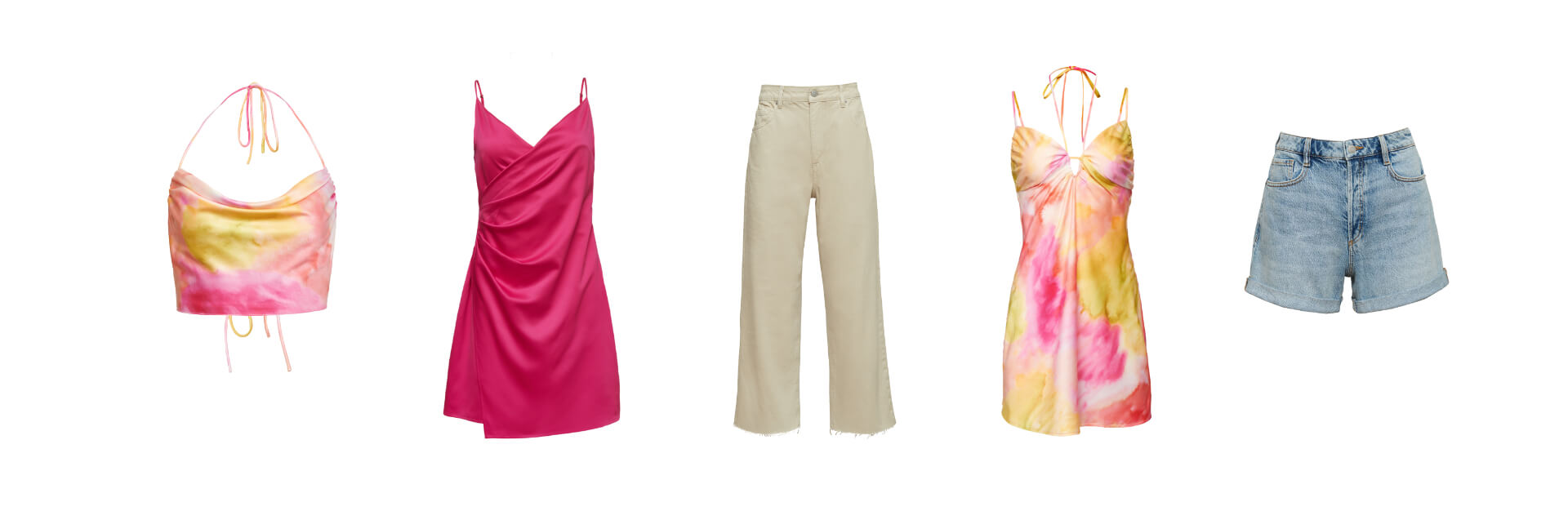 Shop colourful satin.